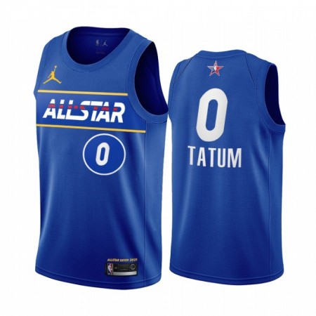Maglia NBA Boston Celtics Jayson Tatum 0 2021 All-Star Jordan Brand Blu Swingman - Uomo